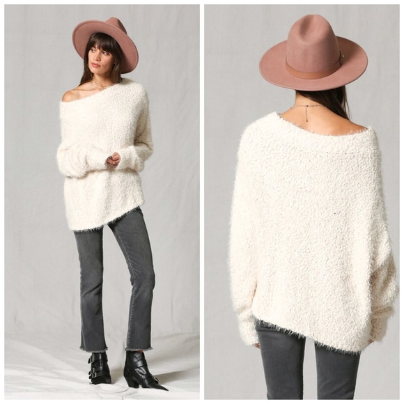 ❤️LAST 1! Super Soft Oversized Ivory Sweater - Picture 4 of 4